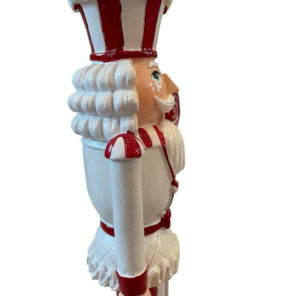 Jingles & Joy Red White Cupcake Peppermint Candy 14in Christmas NUTCRACKER New - Picture 6 of 16